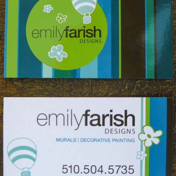 Emily Farish Design: Business Card Design