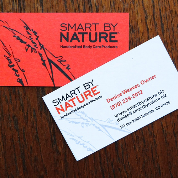 Smart by Nature Business Card Design
